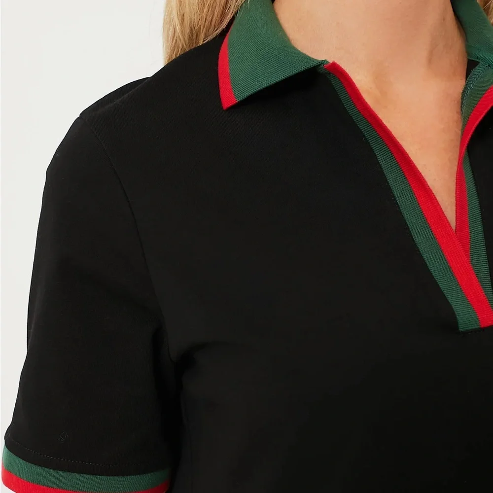TUCKERNUCK Black Hutton Polo Dress Small - Picture 6 of 14